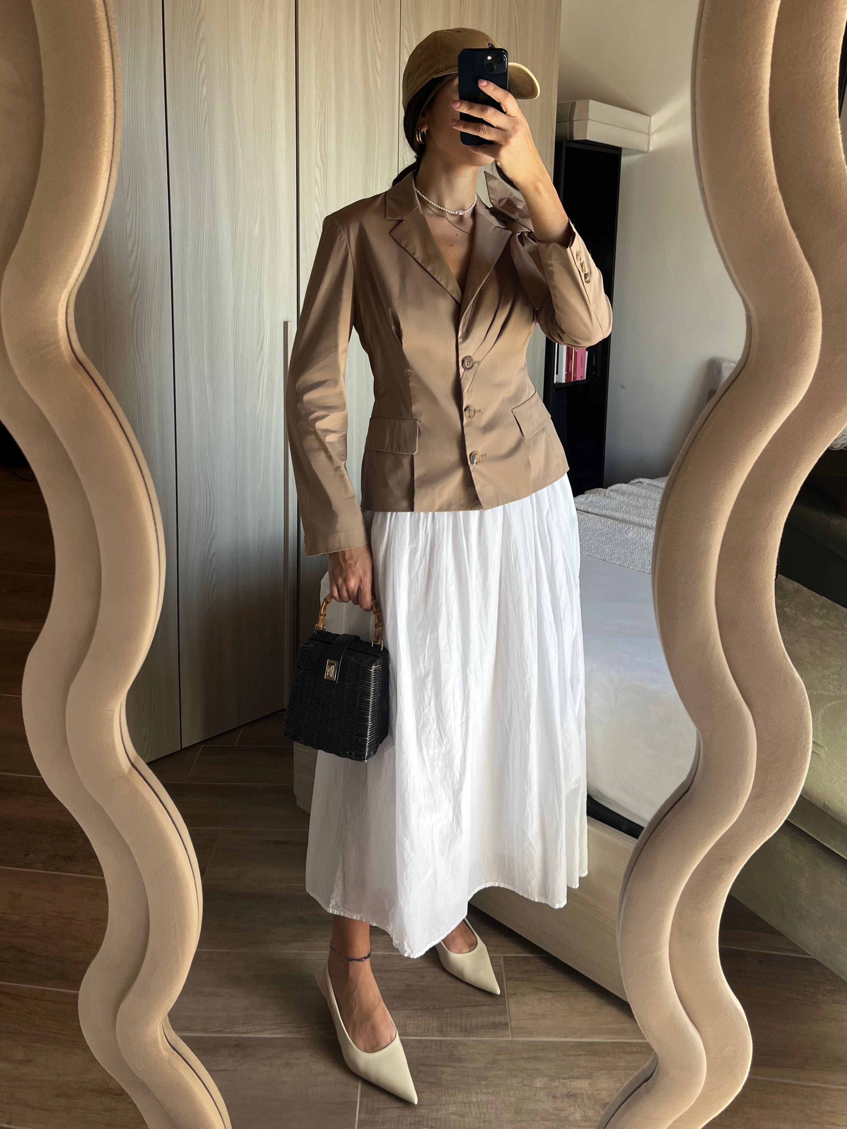 Blazer Sculpt Prada Archivio 2009 in Cotone