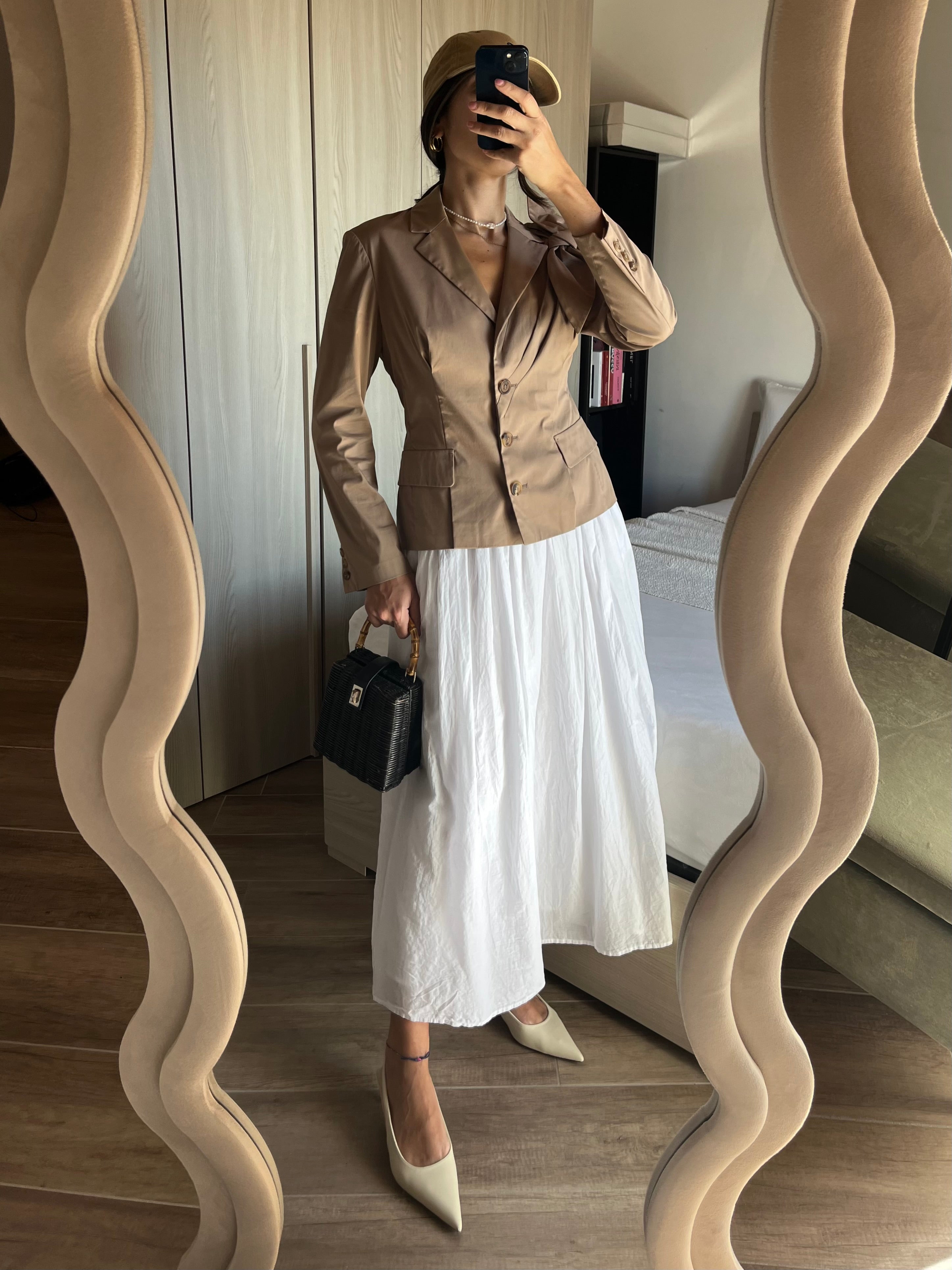 Blazer Sculpt Prada Archivio 2009 in Cotone