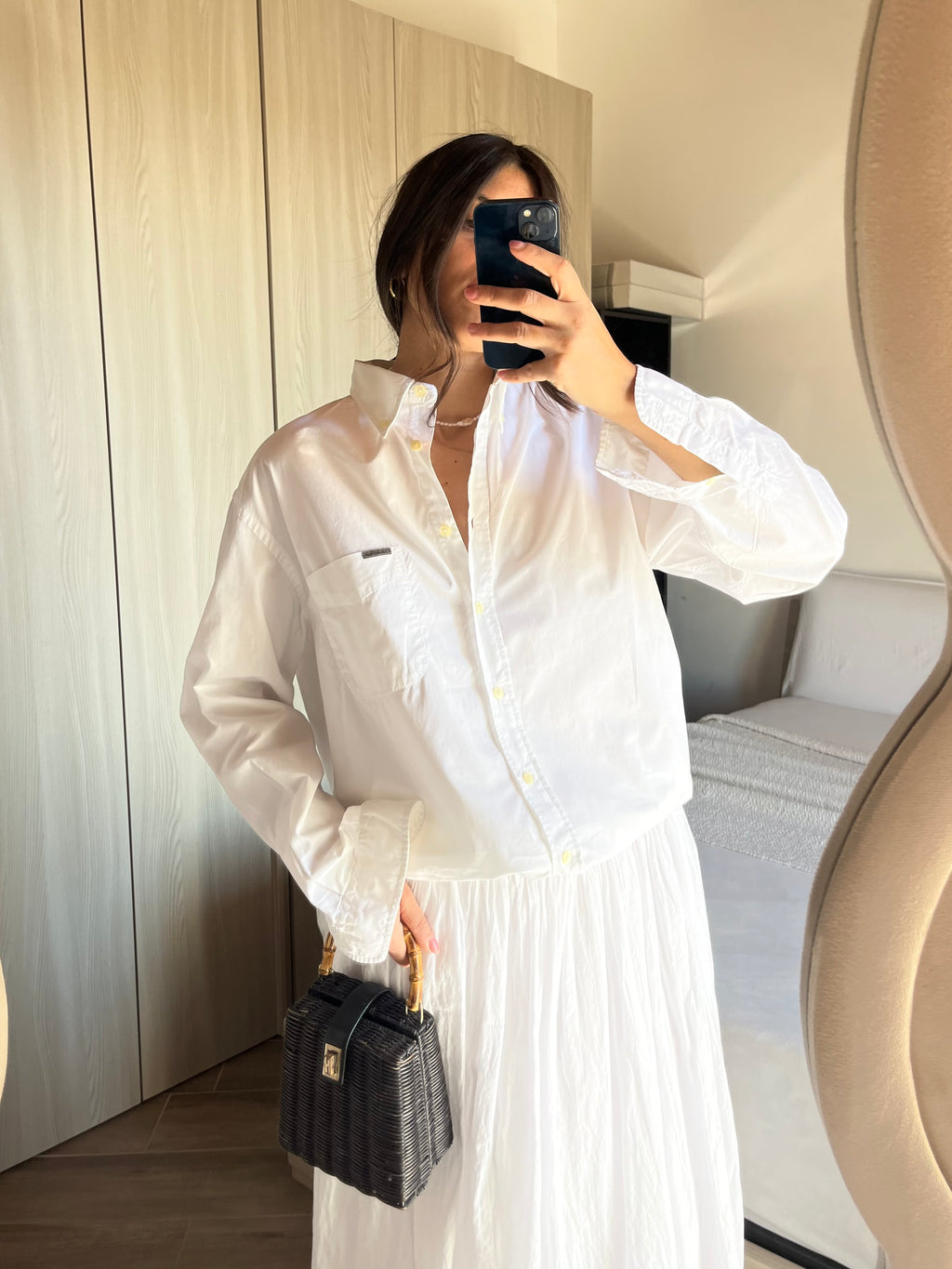 Calvin Klein shirt in Cotone bianco