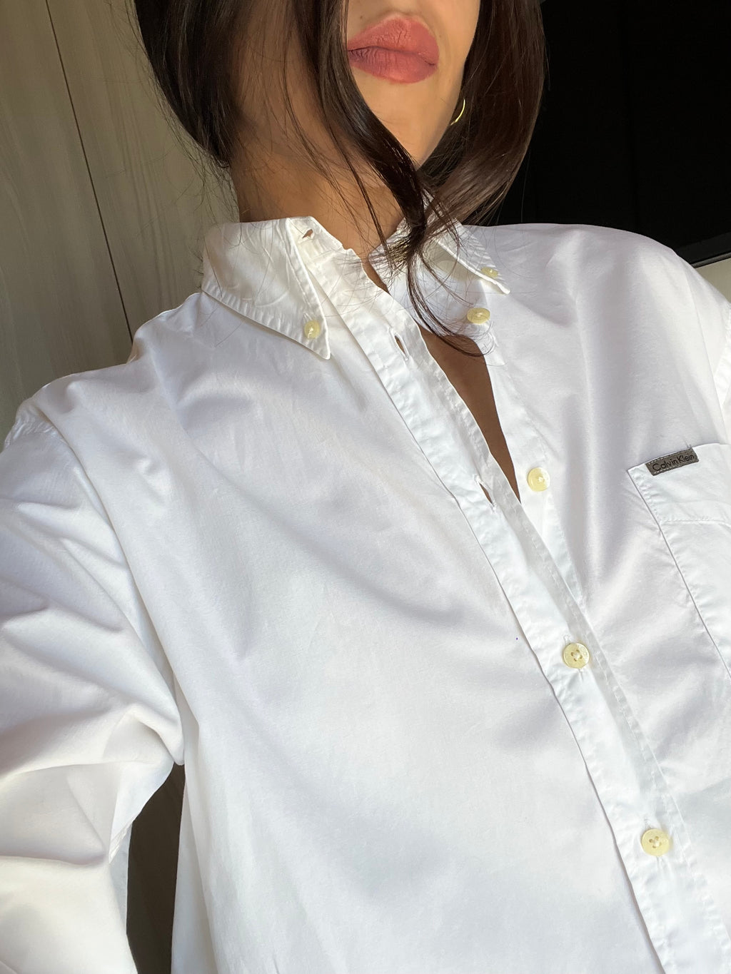Calvin Klein shirt in Cotone bianco