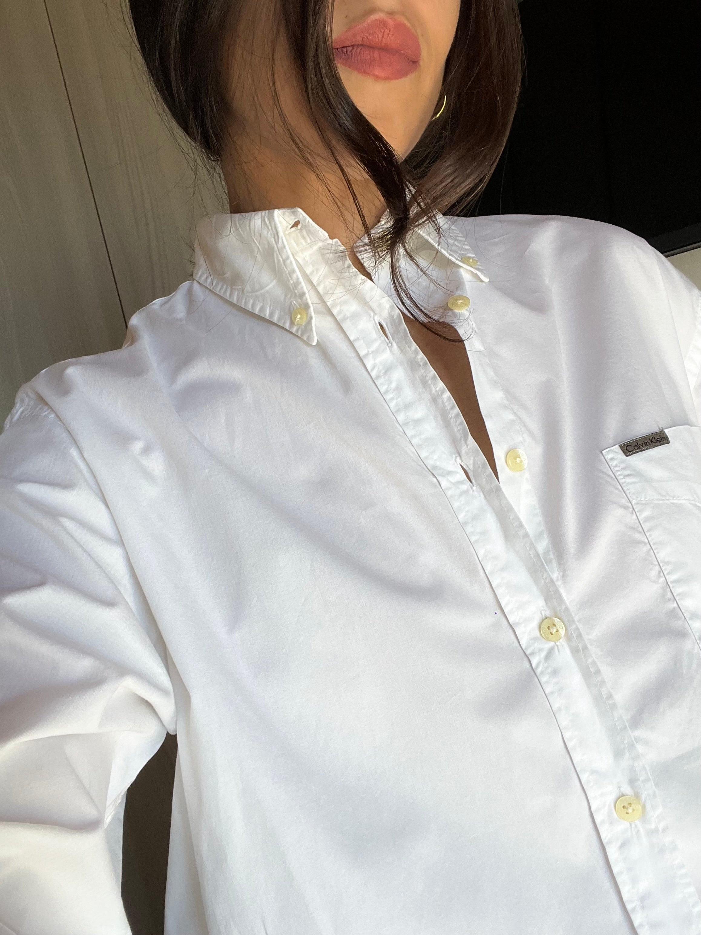 Calvin Klein shirt in Cotone bianco