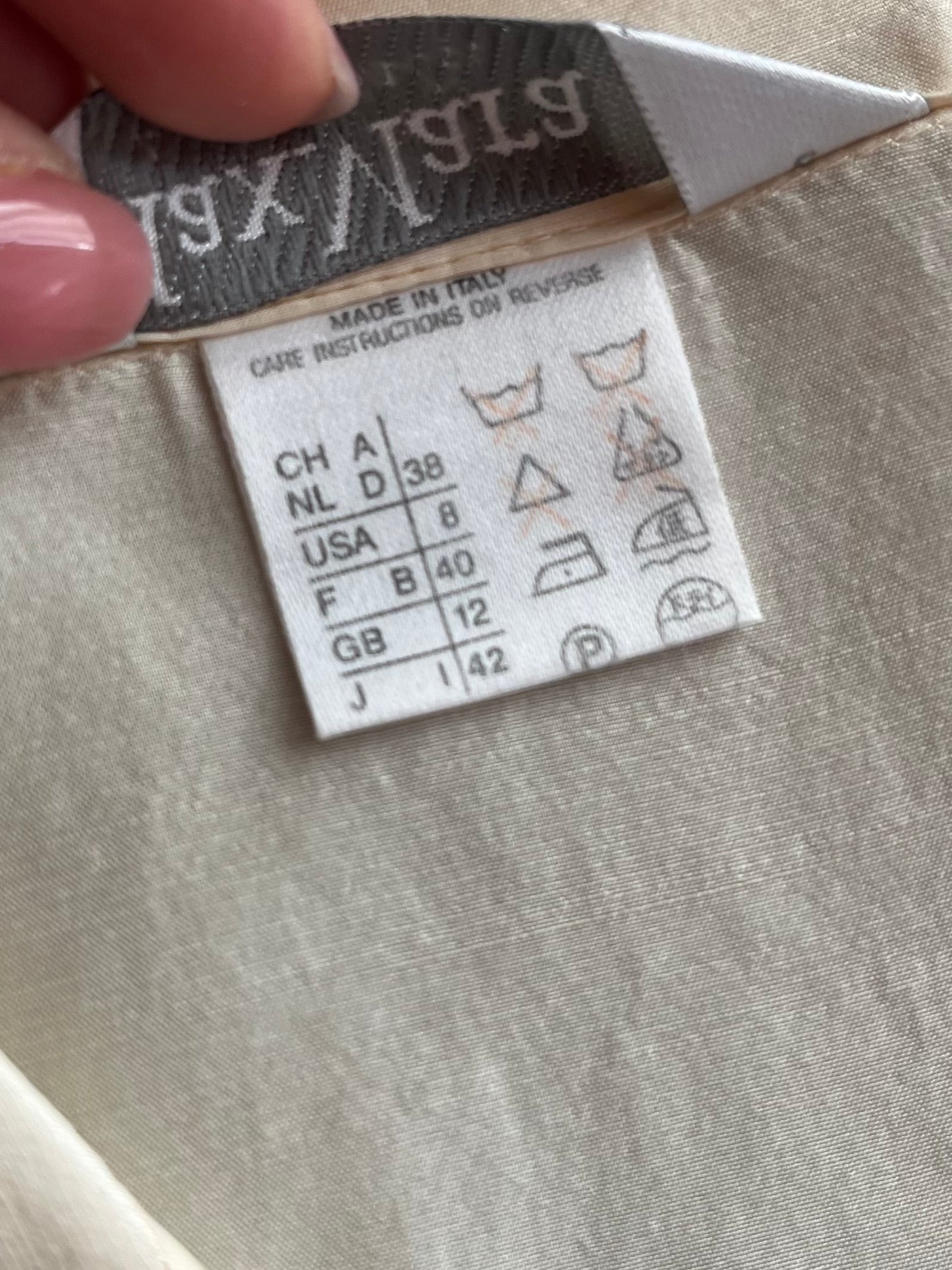 Camicia Max Mara in Pura Seta - panna