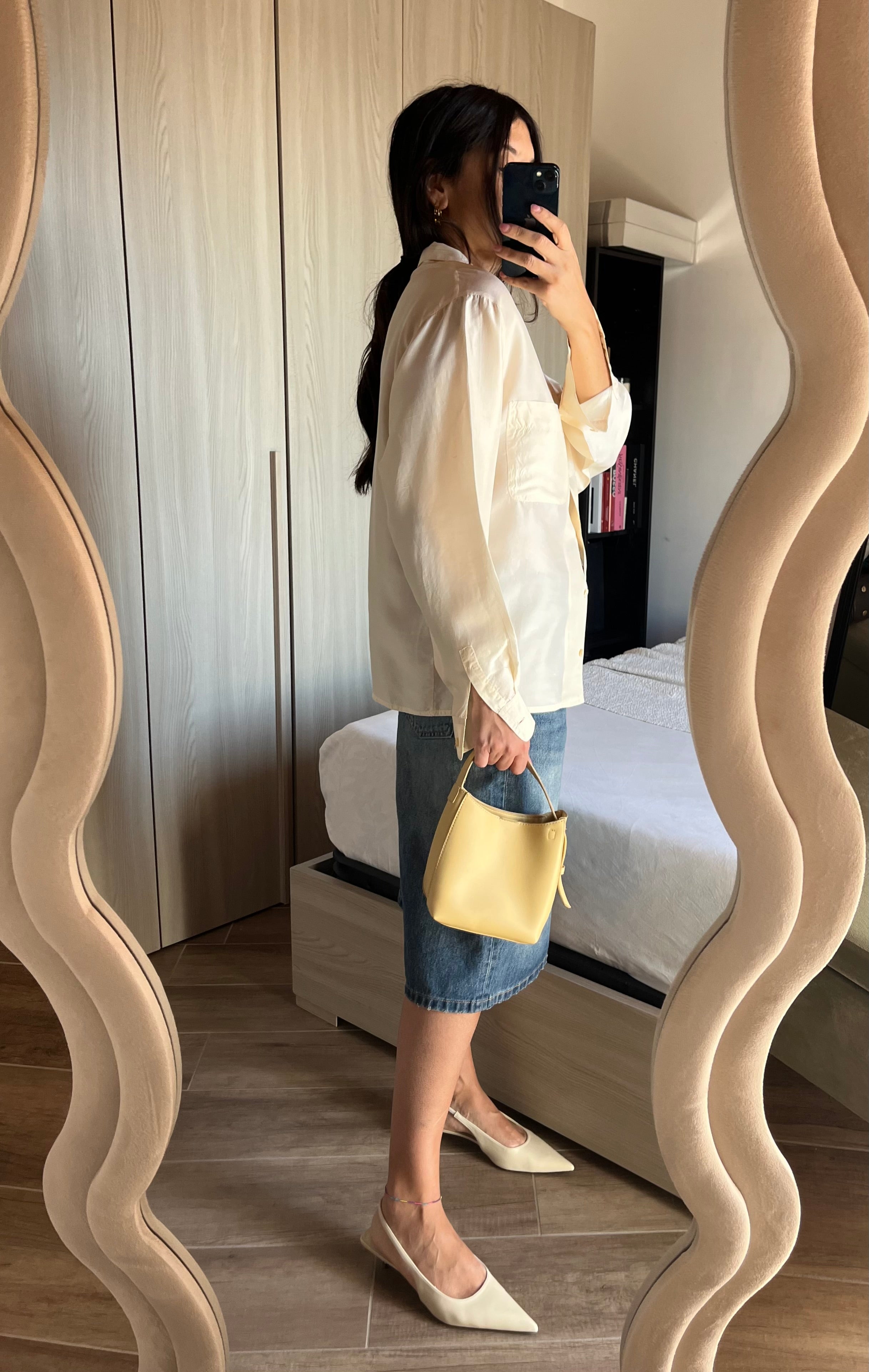 Camicia Max Mara in Pura Seta - panna
