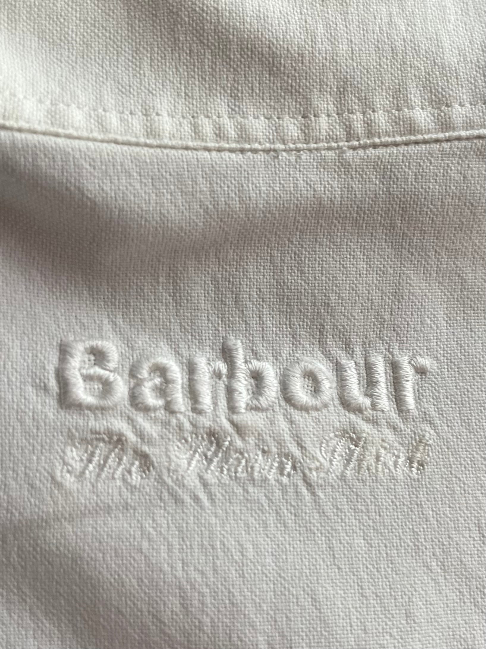 Barbour shirt Oxford Bianca