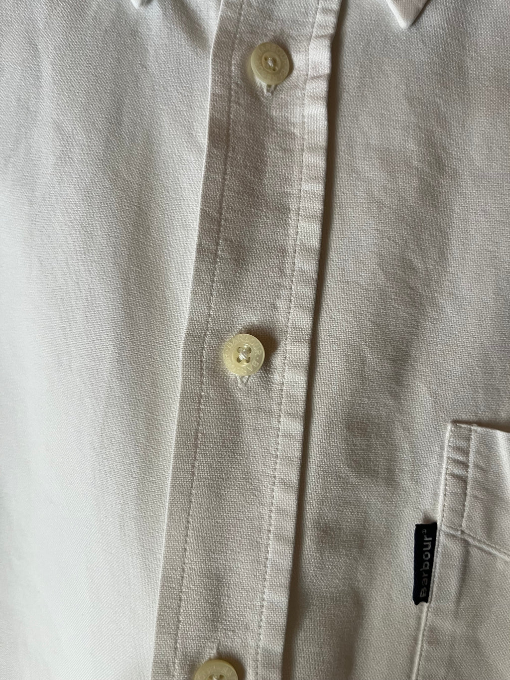 Barbour shirt Oxford Bianca