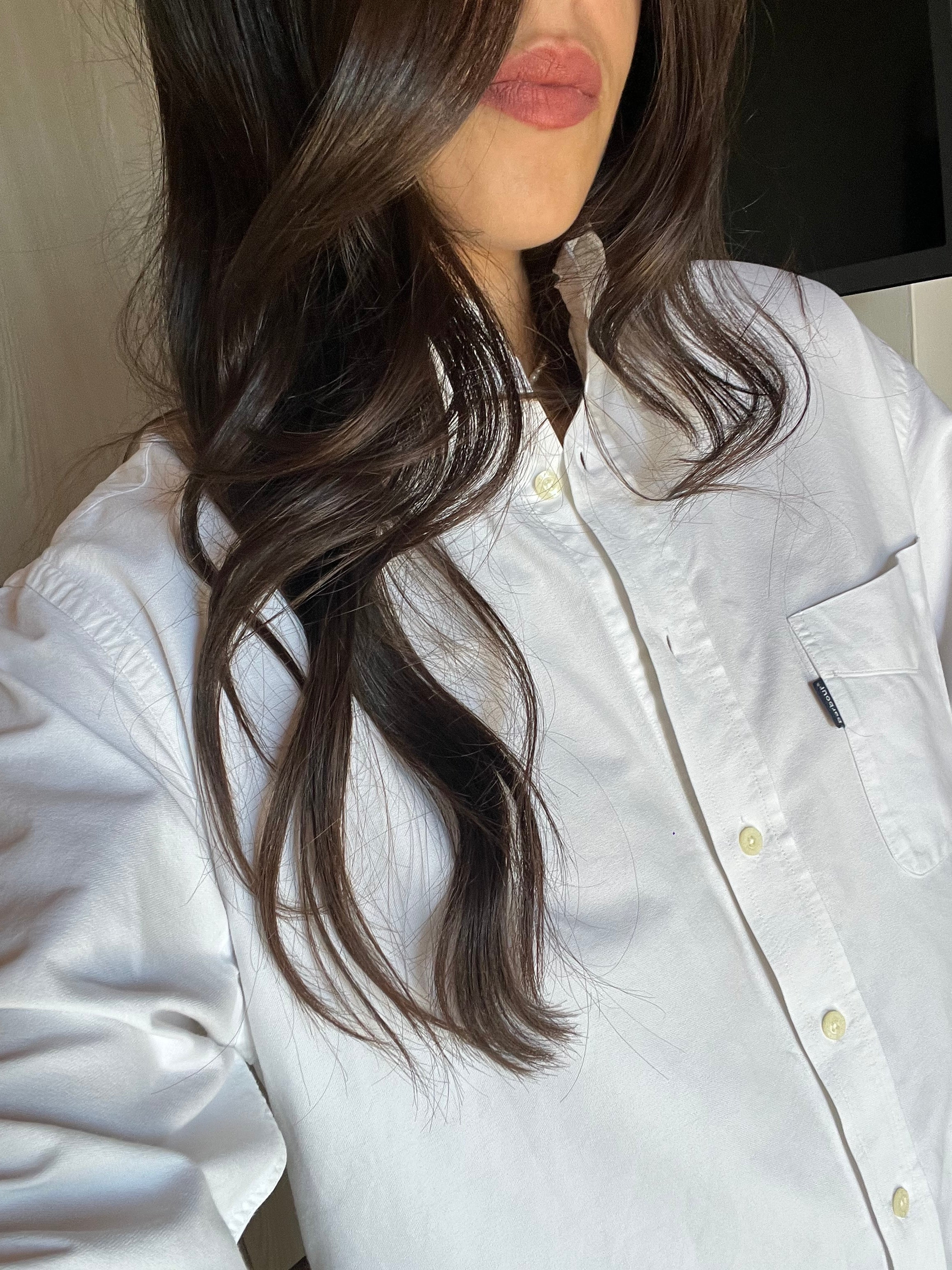 Barbour shirt Oxford Bianca