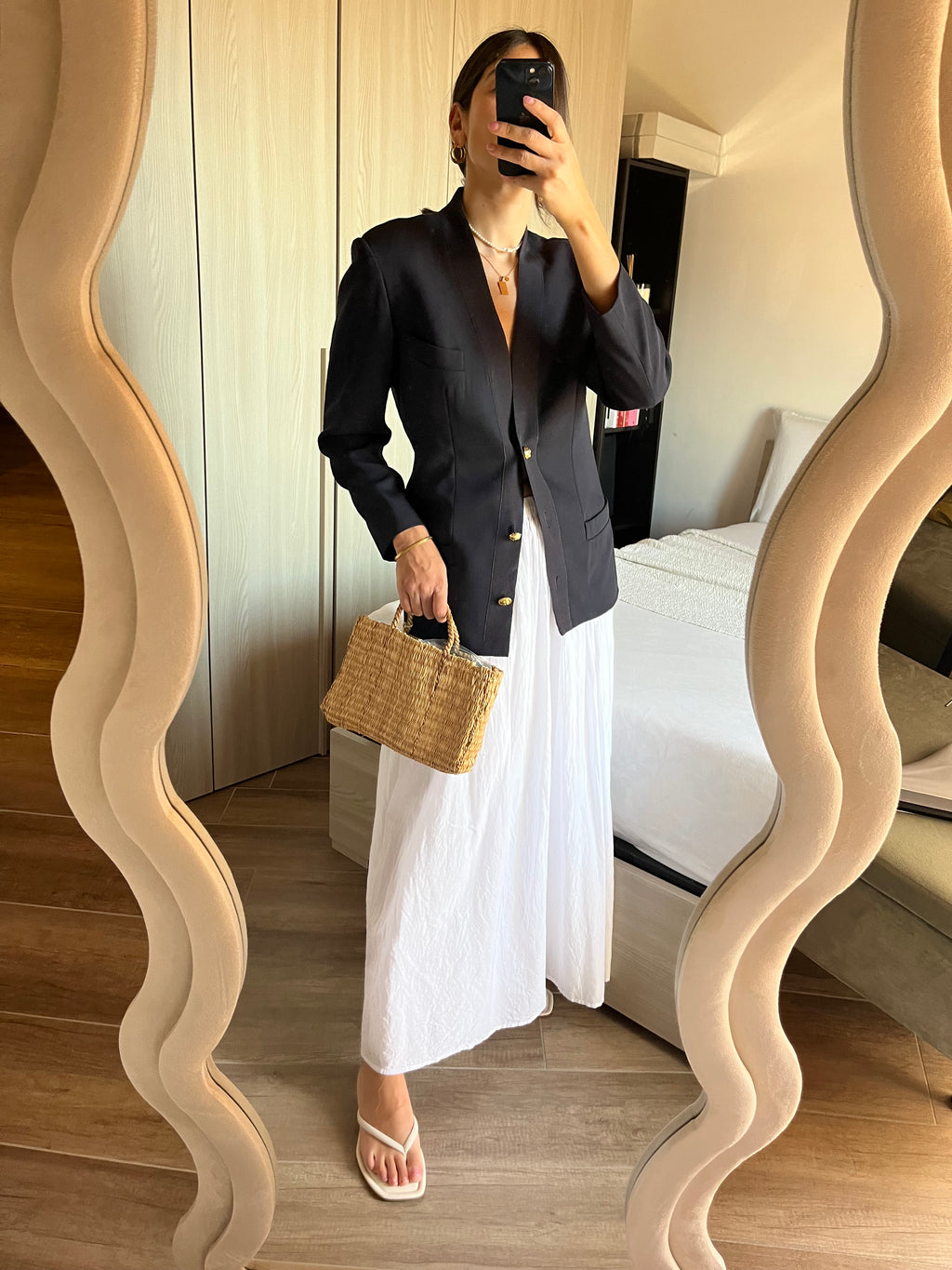 Blazer Archivio Salvatore Ferragamo blu Navy