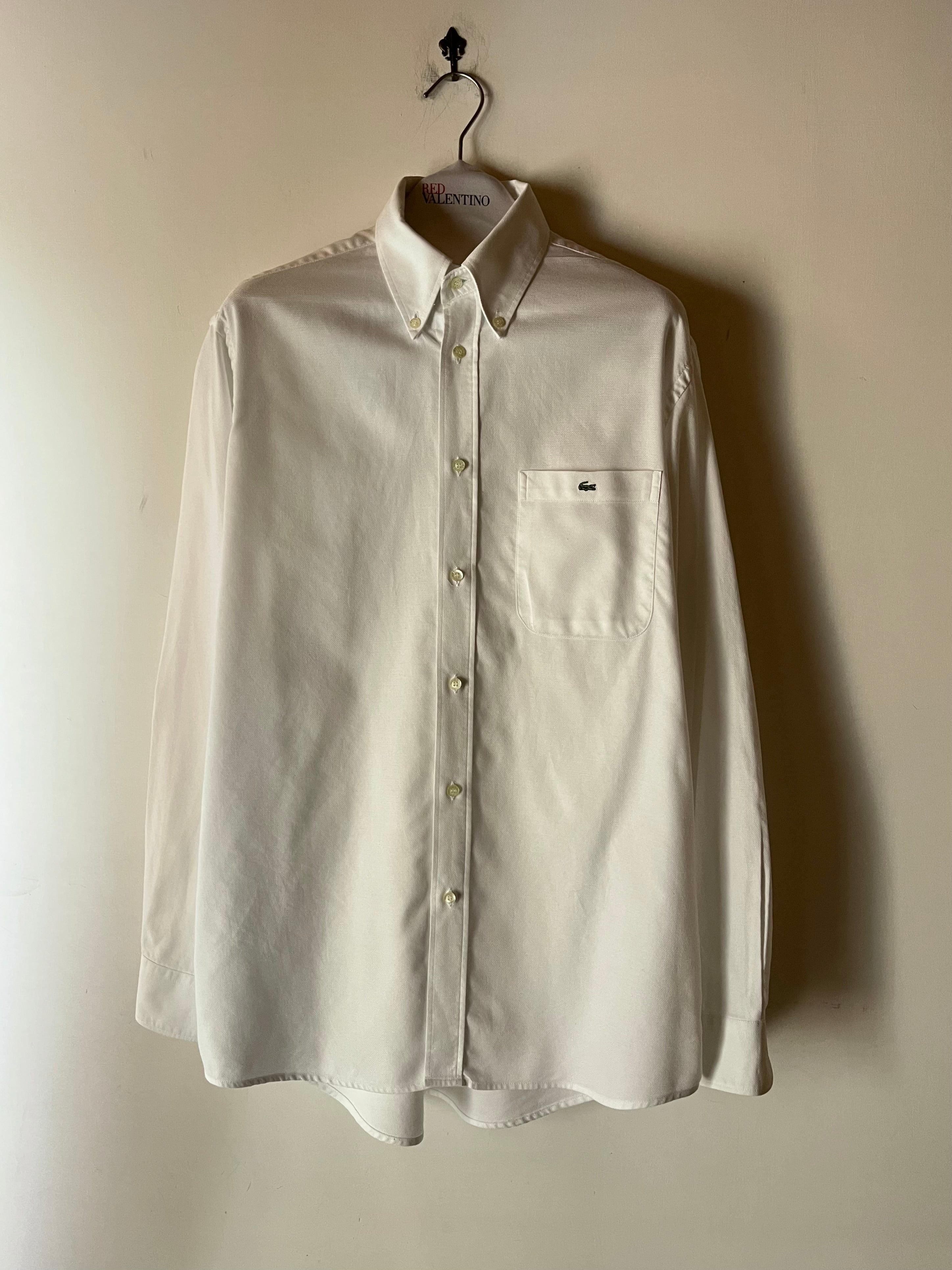 Camicia Lacoste Oxford Bianca con Logo
