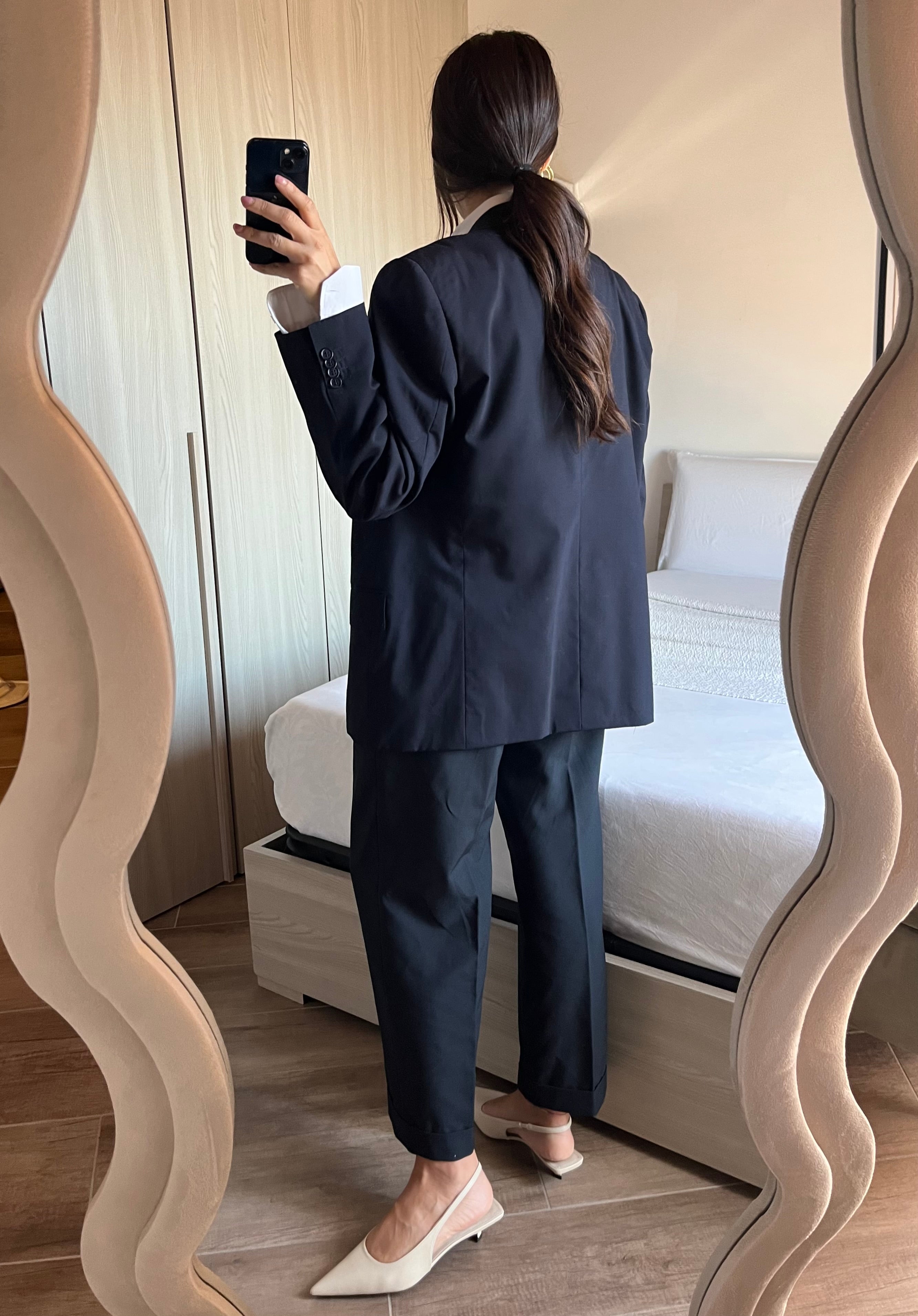 Blazer Sartoriale No Iron Made in Italy in Fresco Lana 120’s Navy Essential