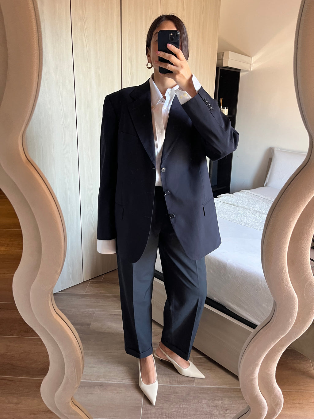 Blazer Sartoriale No Iron Made in Italy in Fresco Lana 120’s Navy Essential