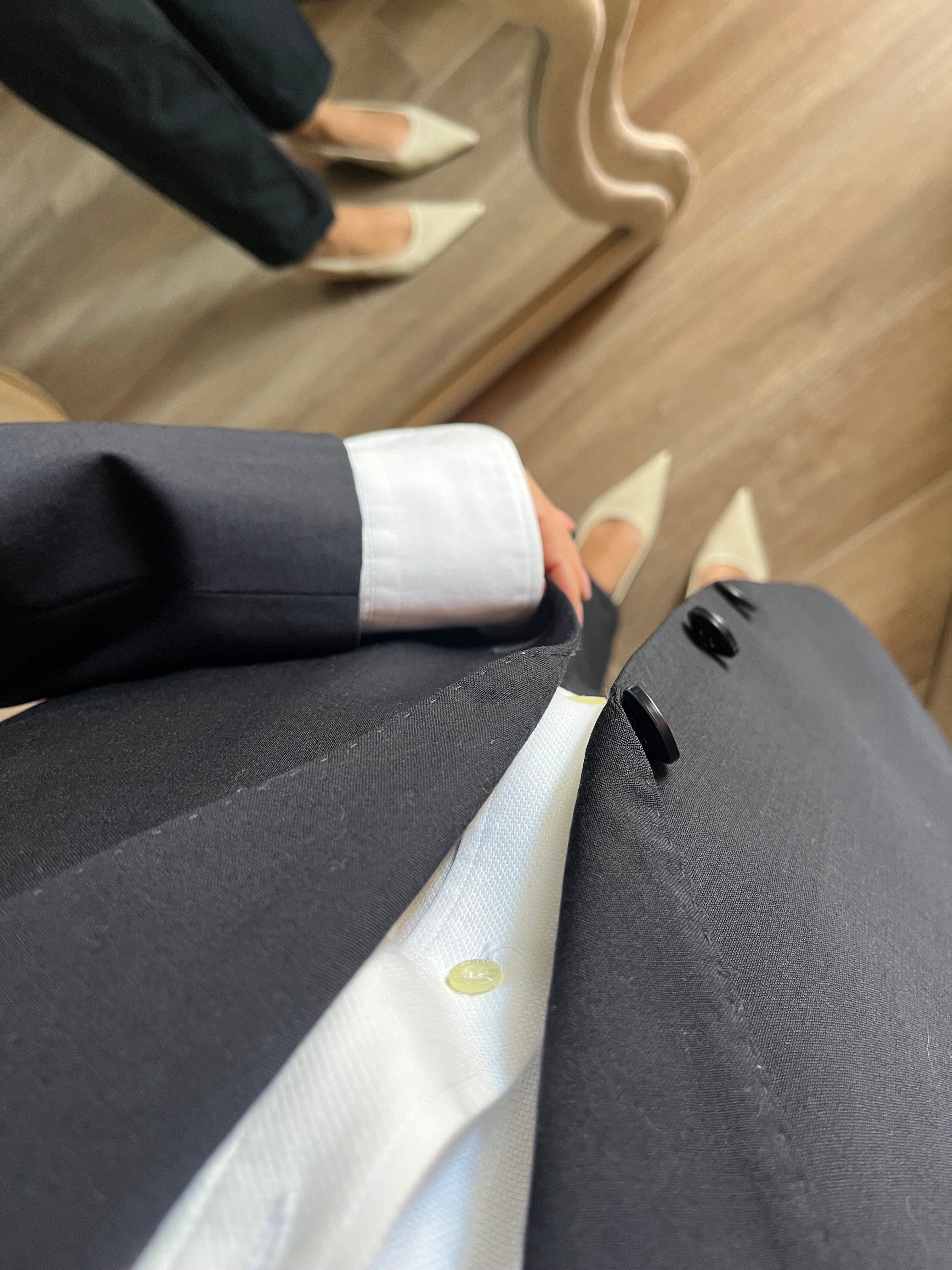 Blazer Sartoriale No Iron Made in Italy in Fresco Lana 120’s Navy Essential