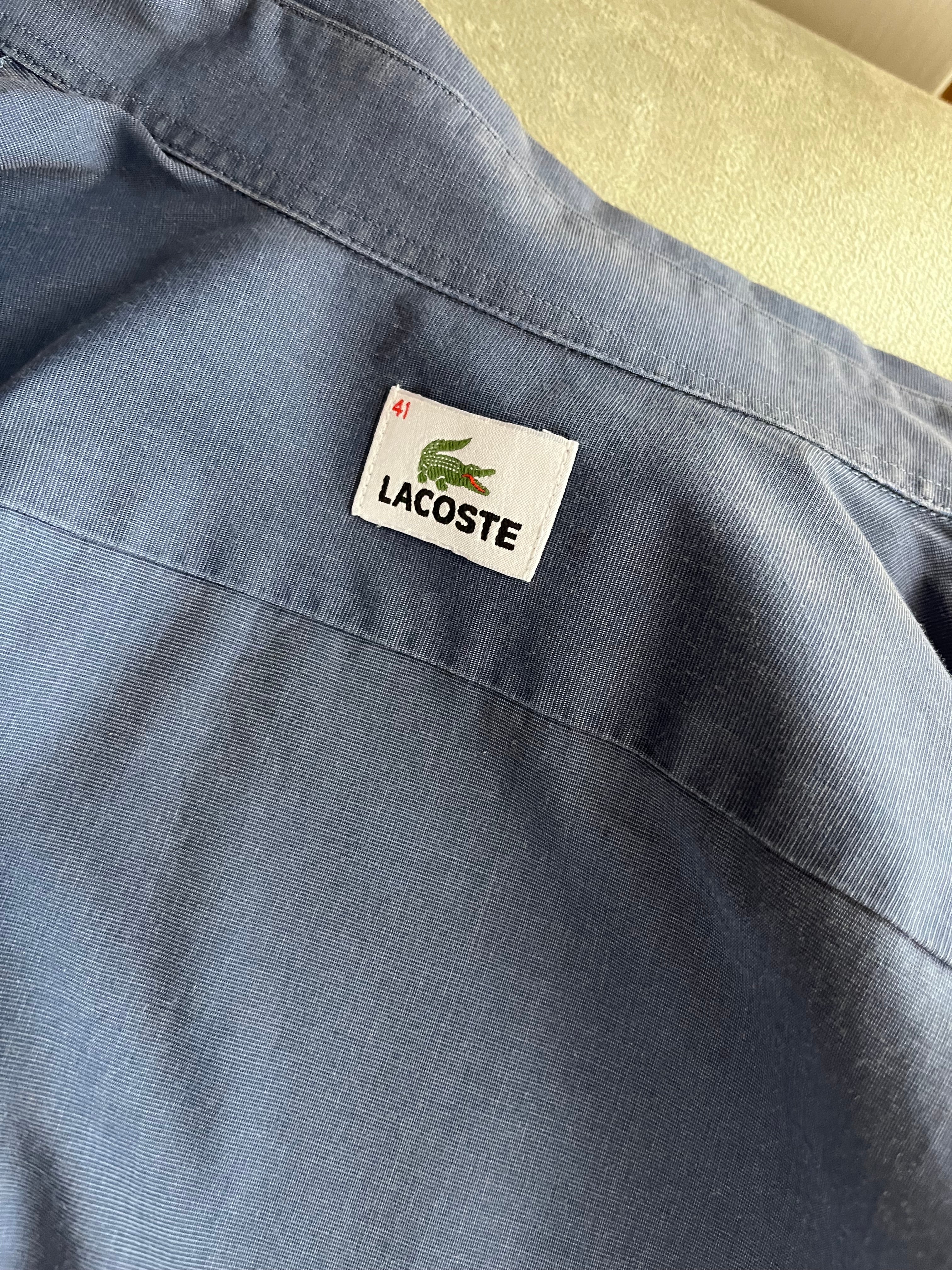 Camicia Lacoste in Cotone carta da zucchero