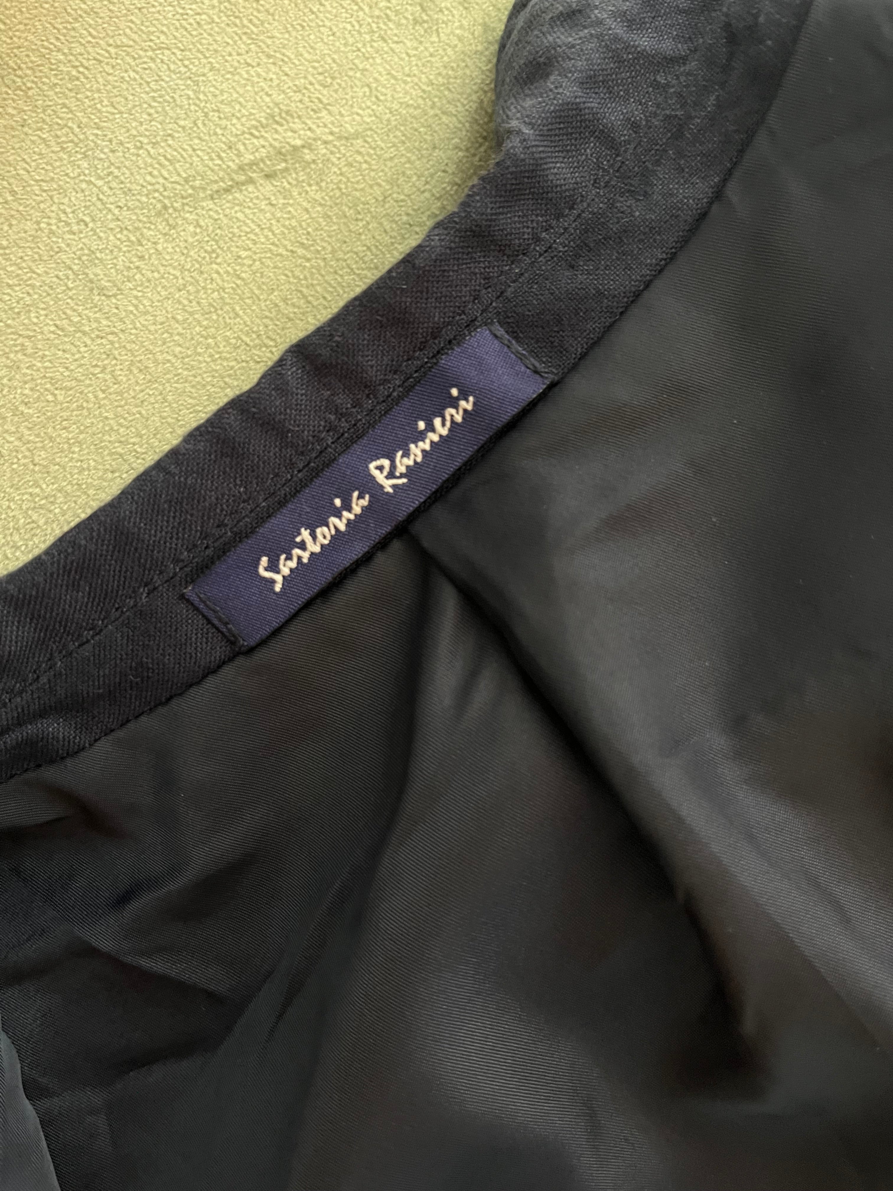 Blazer Sartoriale Made in Italy in Puro Lino Navy Essential
