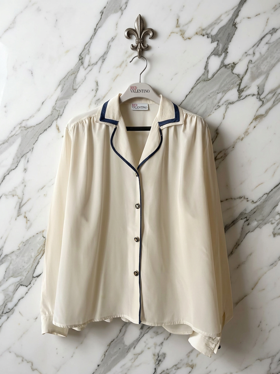 Camicia Marines Style  in Viscosa Made in Italy